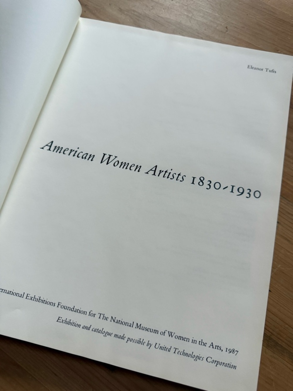 Eleanor Tufts. American Women Artists 1830-1930 hardcover book - Picture 6 of 8